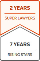 2 Years | Super Lawyers | 7 Years | Rising Stars